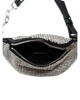 Alexander Wang ビンテージ ラインストーン ベルトバッグ - ブラック - サムネイル5