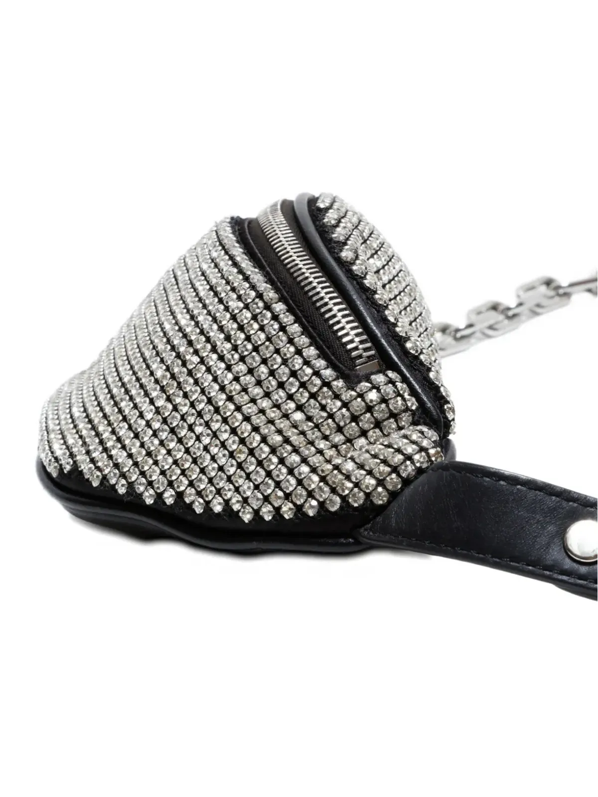 Alexander Wang ビンテージ ラインストーン ベルトバッグ - ブラック - 画像4