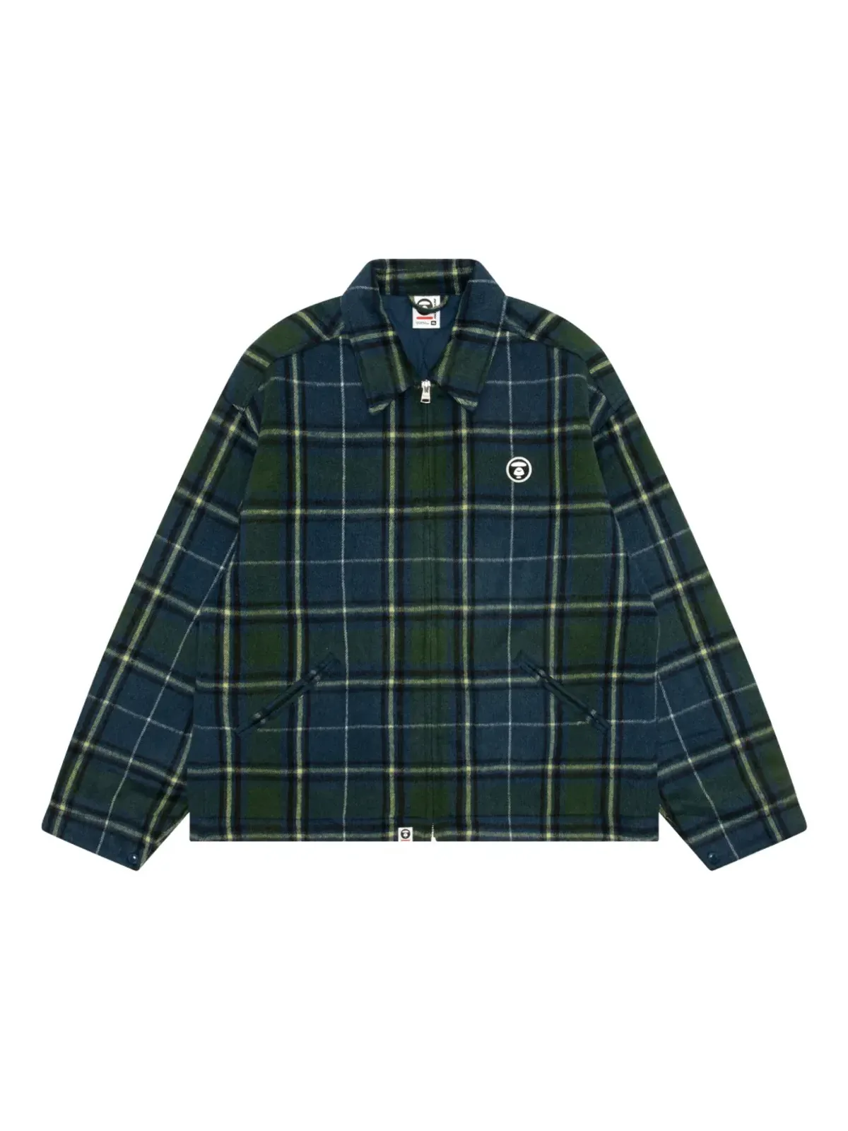 AAPE BY *A BATHING APE® チェックアップリケジャケット - 画像1