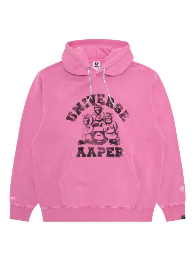 AAPE BY *A BATHING APE® AAPE BY *A BATHING APE® フード付きセーター ピンクの商品画像