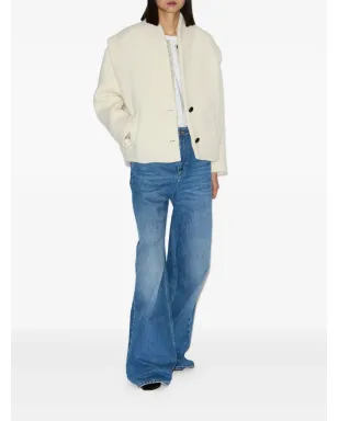 MARANT ÉTOILE Drogo ノーカラーボタン留めジャケット - サムネイル2