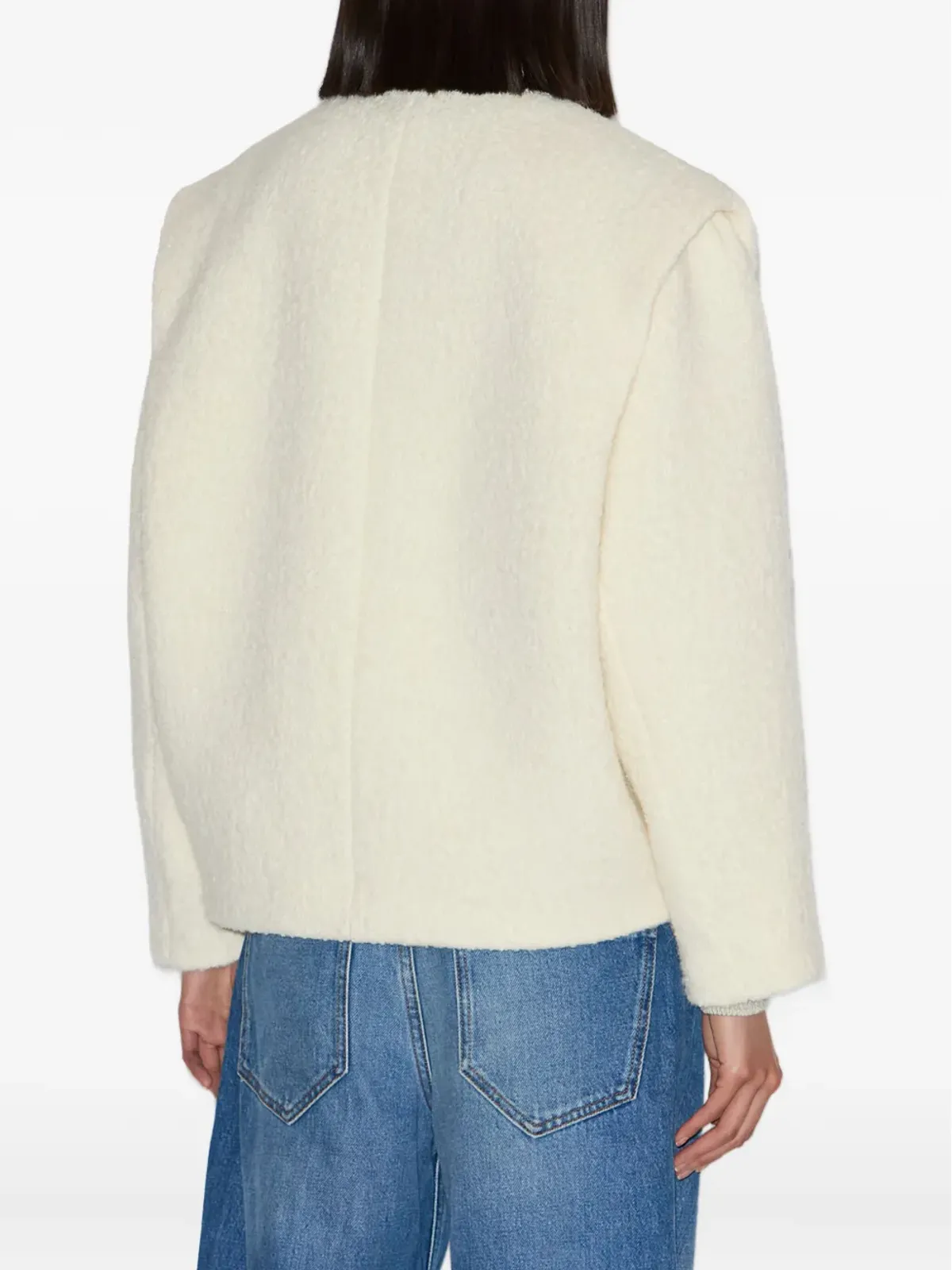 MARANT ÉTOILE Drogo ノーカラーボタン留めジャケット - 画像4