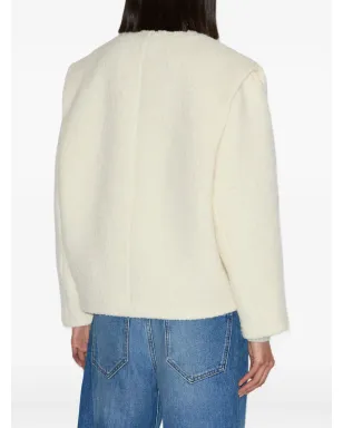 MARANT ÉTOILE Drogo ノーカラーボタン留めジャケット - サムネイル4