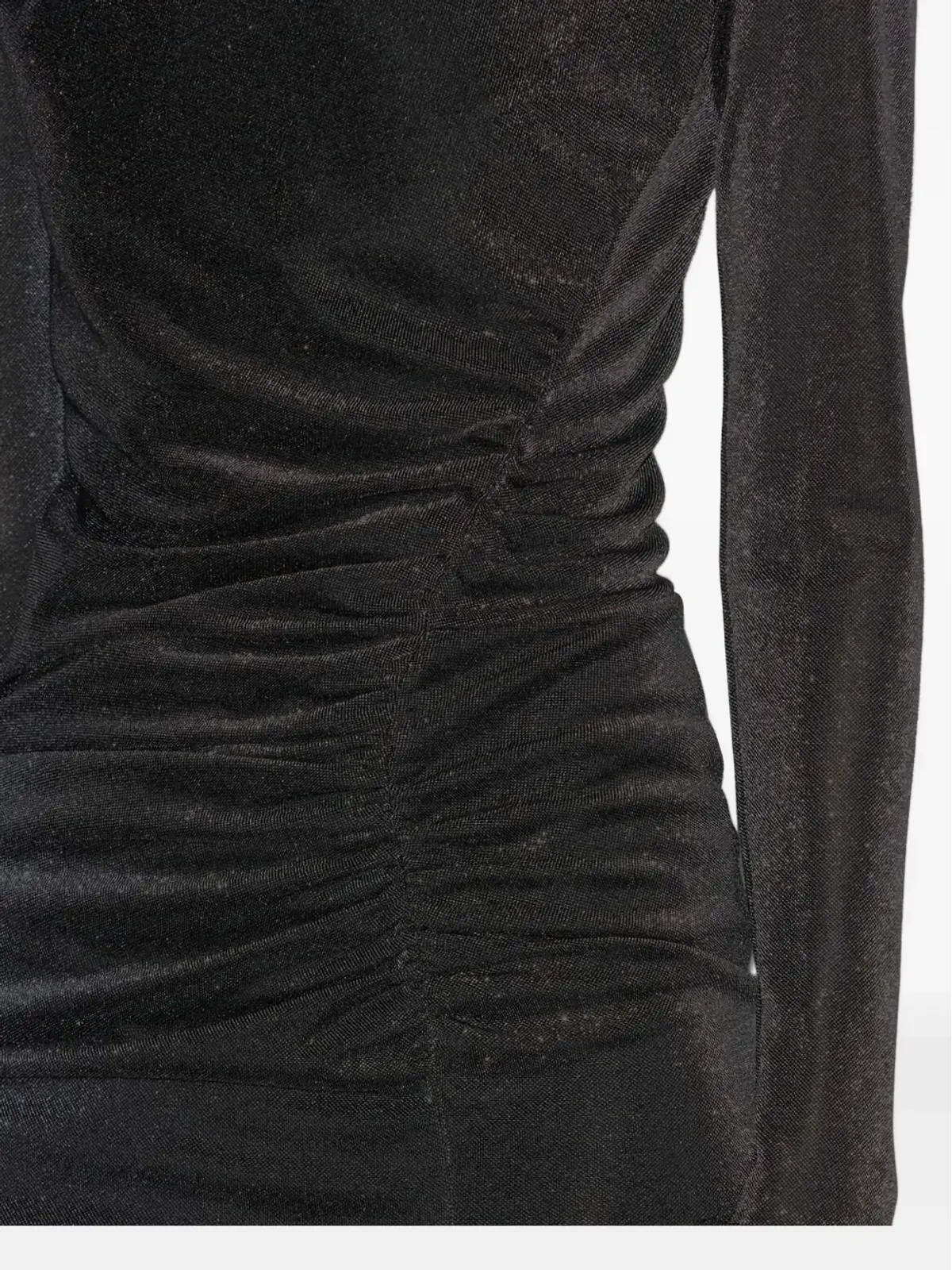 MARANT ÉTOILE ジェニサ スリットドレープ ミディドレス - Grey - 画像4
