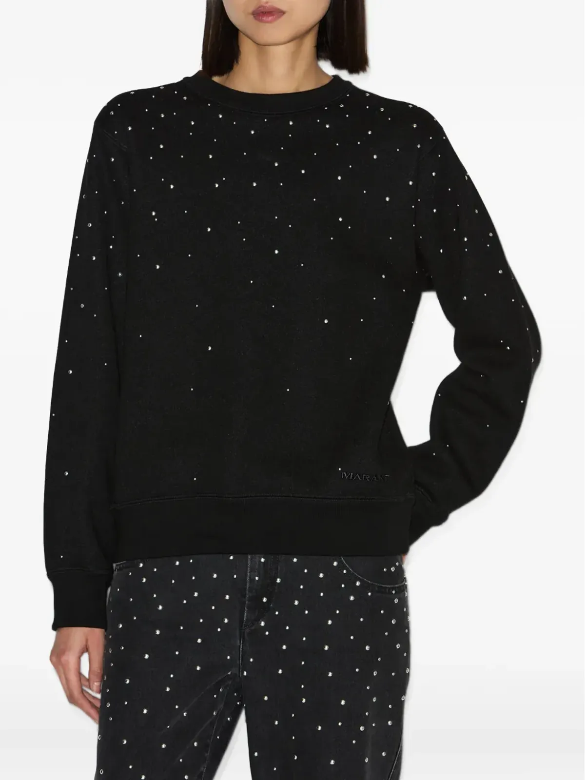 MARANT ÉTOILE リセダ スタッズド スウェットシャツ - 画像3