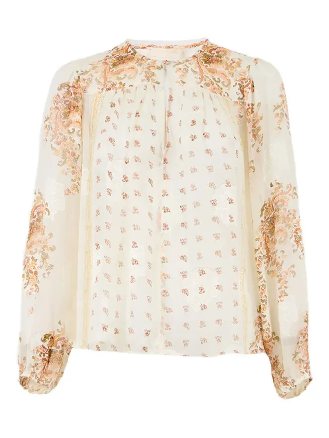 Ulla Johnson Ulla Johnson アスター長袖ブラウスの商品画像