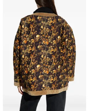 R13 スカルプリント花柄ジャケット - サムネイル4