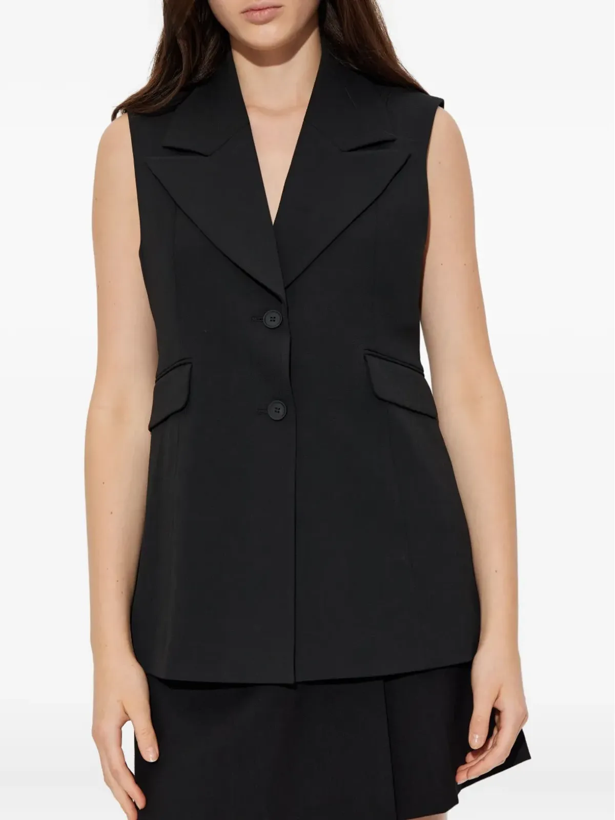AllSaints アストラ フラップポケット ウエストコート - 画像3