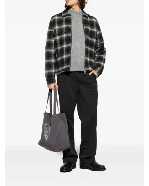 AllSaints ベイオ チェック柄ジップアップオーバーシャツ - サムネイル2