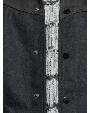 AllSaints エンドルトン レザーパネルドジャケット - サムネイル5