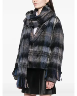 LOEWE チェック柄ブレザー - サムネイル3
