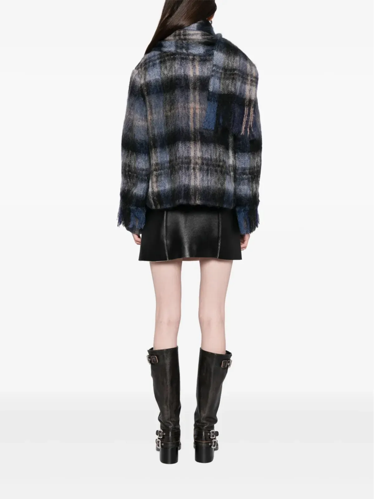 LOEWE チェック柄ブレザー - 画像4