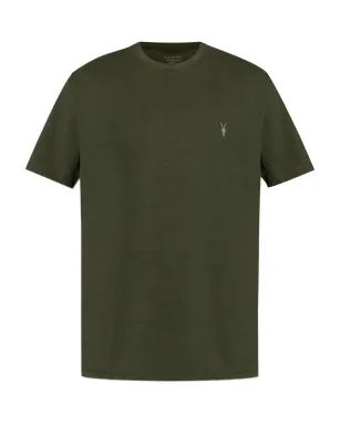 AllSaints ロゴ刺繍Tシャツ - グリーン - サムネイル1