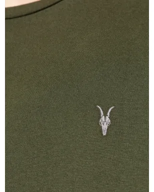 AllSaints ロゴ刺繍Tシャツ - グリーン - サムネイル5