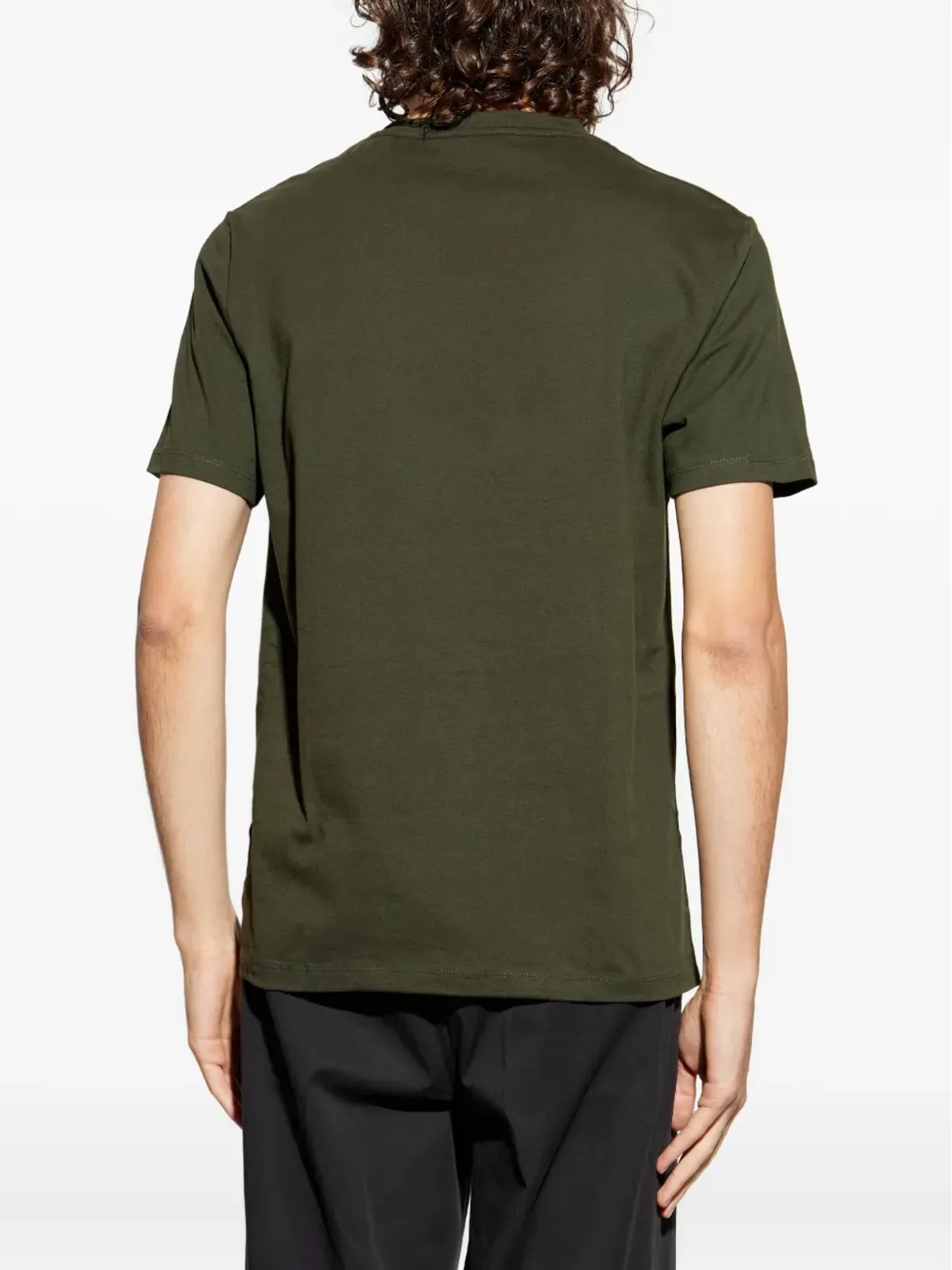 AllSaints ロゴ刺繍Tシャツ - グリーン - 画像4