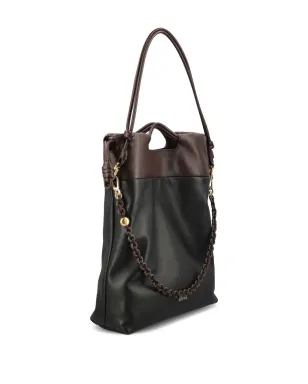 LOEWE chain-detail leather shoulder bag - Black - サムネイル3