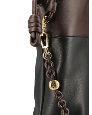 LOEWE chain-detail leather shoulder bag - Black - サムネイル4