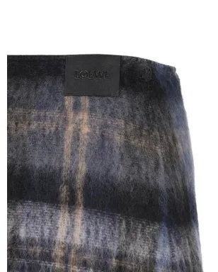 LOEWE 格子柄バックルディテールスカート - サムネイル4