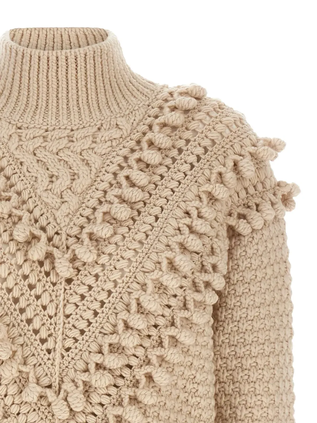 ZIMMERMANN Hypnotic Bauble pompom-detail セーター - 画像3