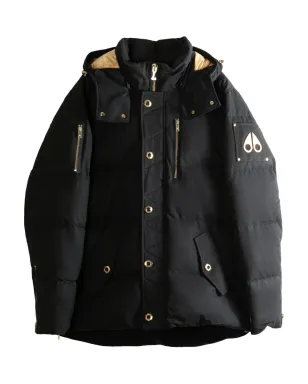 Moose Knuckles 3Q zipped jacket - Black - サムネイル1