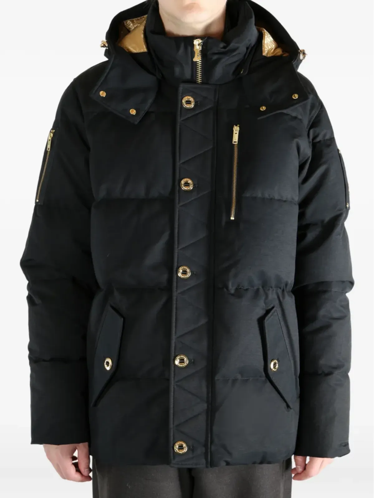 Moose Knuckles 3Q zipped jacket - Black - 画像2