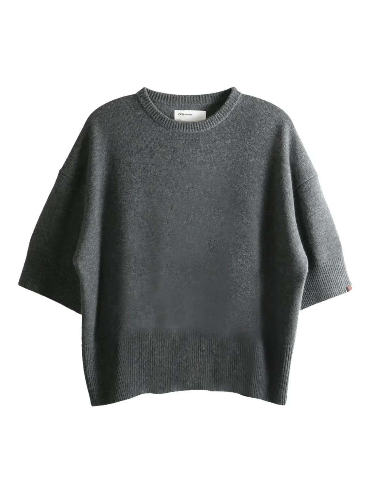 extreme cashmere ショートスリーブカシミヤジャンパー - 画像1