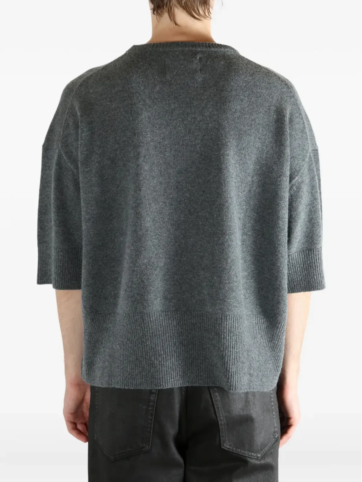extreme cashmere ショートスリーブカシミヤジャンパー - 画像4