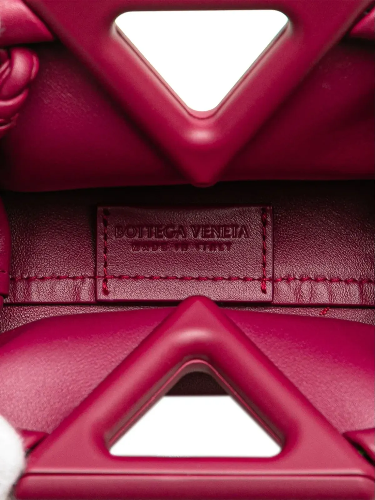 Bottega Veneta Pre-Owned 2012-2025 Leather Point Coin Purse satchel - Pink - 画像5