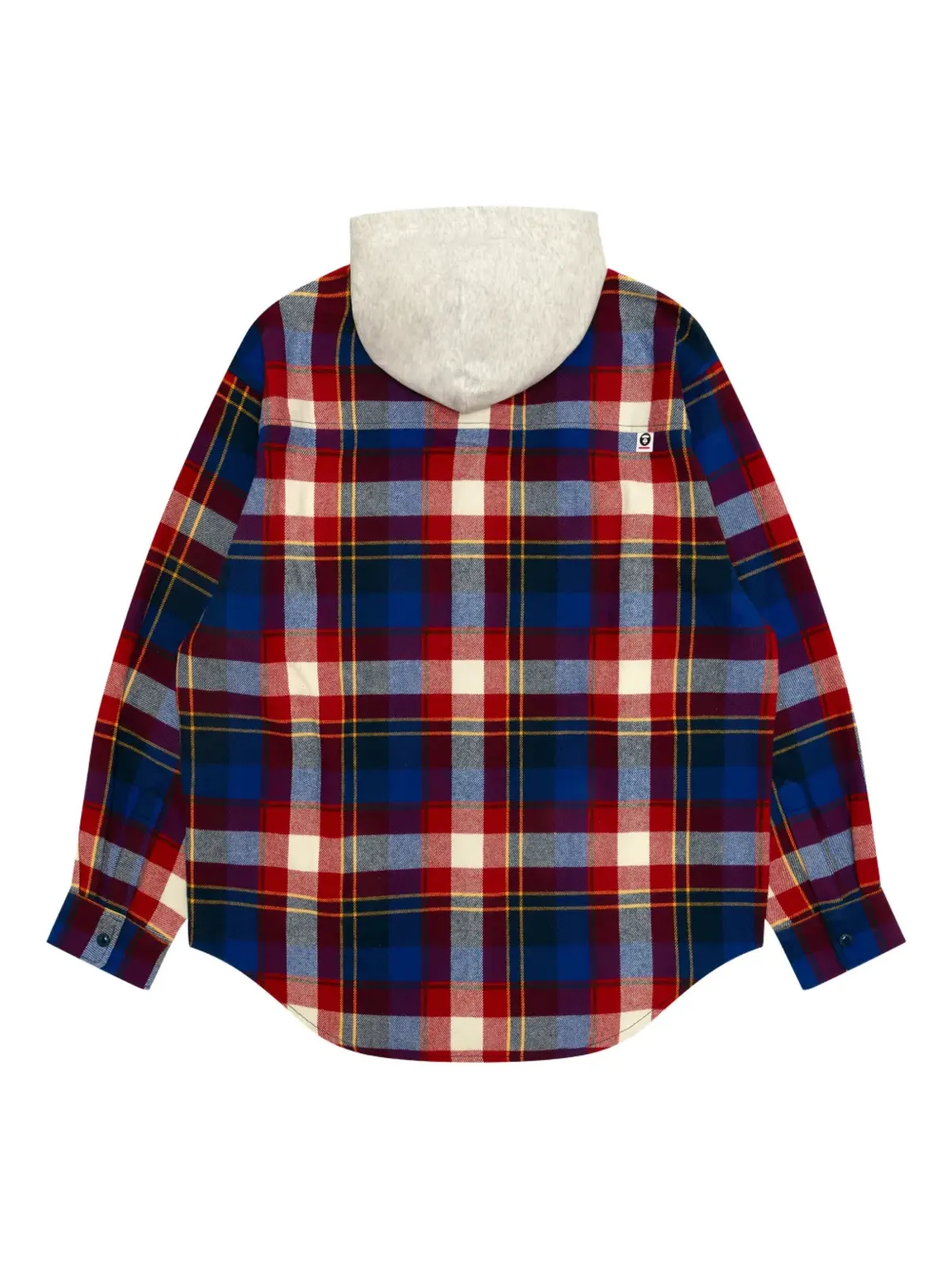AAPE BY *A BATHING APE® フード付きチェックシャツ - 画像2