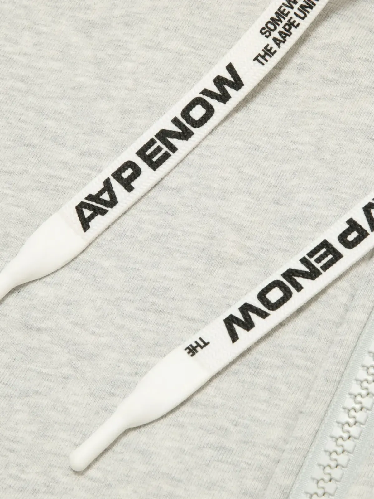 AAPE BY *A BATHING APE® ロゴアップリケ ジップフーディ - Grey - 画像5