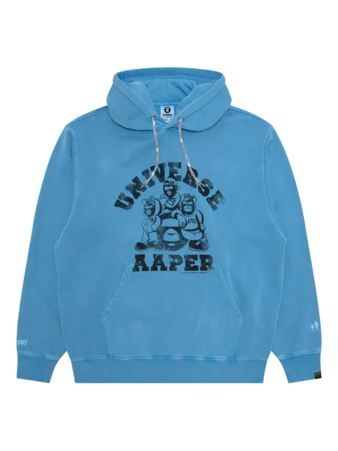 AAPE BY *A BATHING APE® AAPE BY *A BATHING APE® コットン フード付きスウェットシャツの商品画像