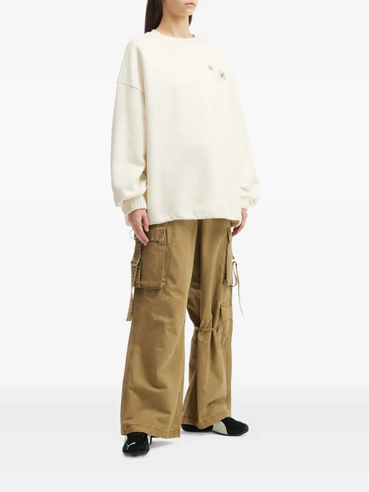 Musium Div. embellished long-sleeve top - 画像2