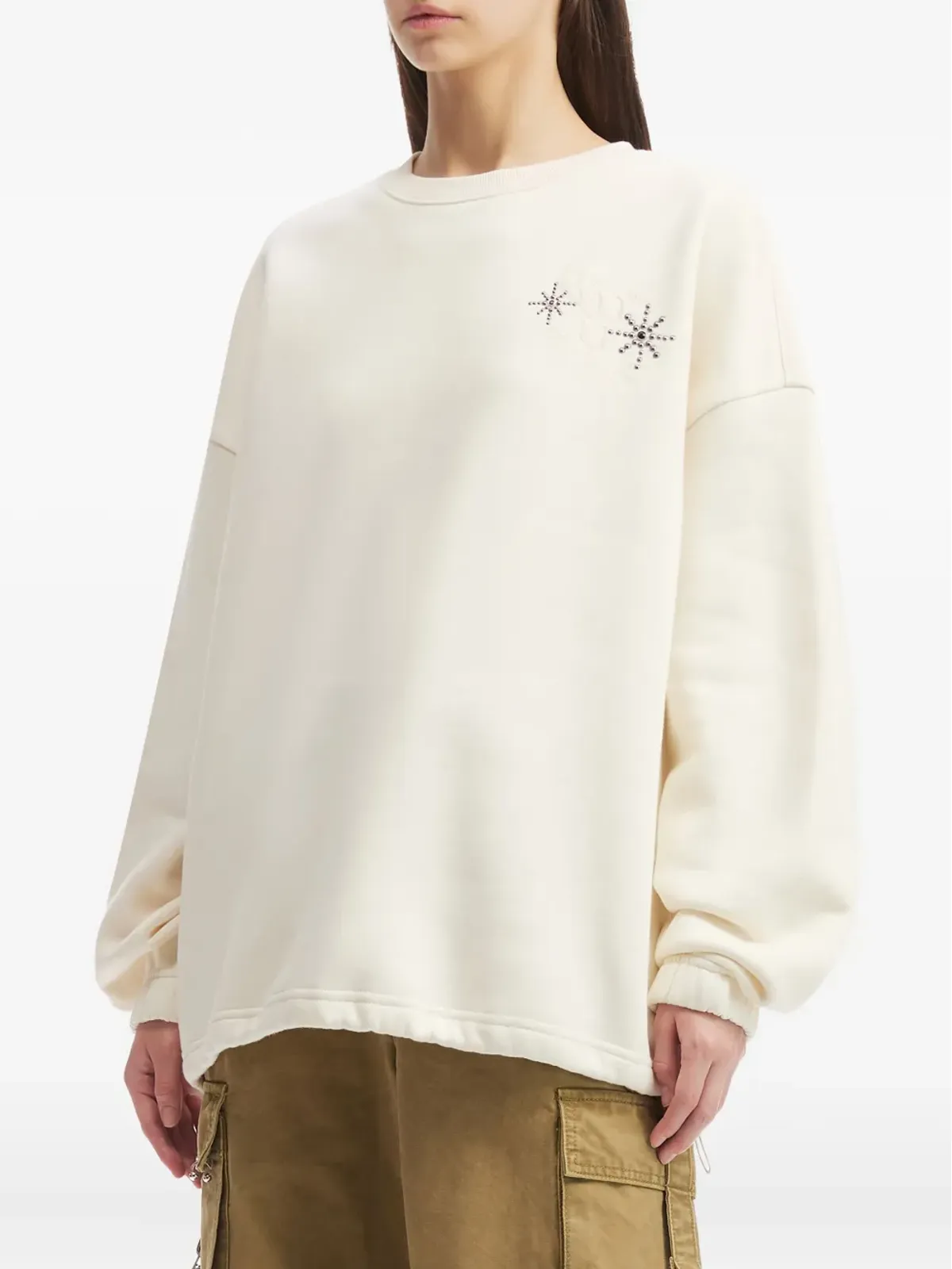 Musium Div. embellished long-sleeve top - 画像3