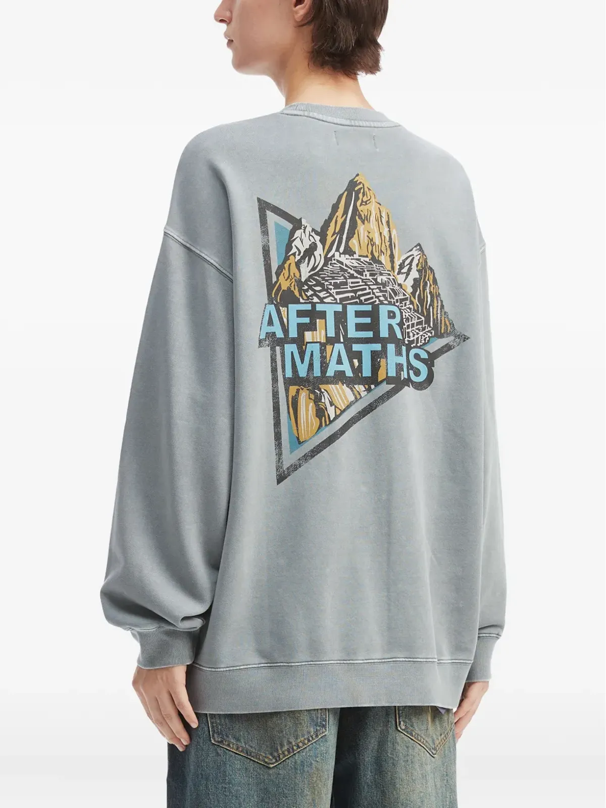aftermaths グラフィック コットン スウェットシャツ - 画像4