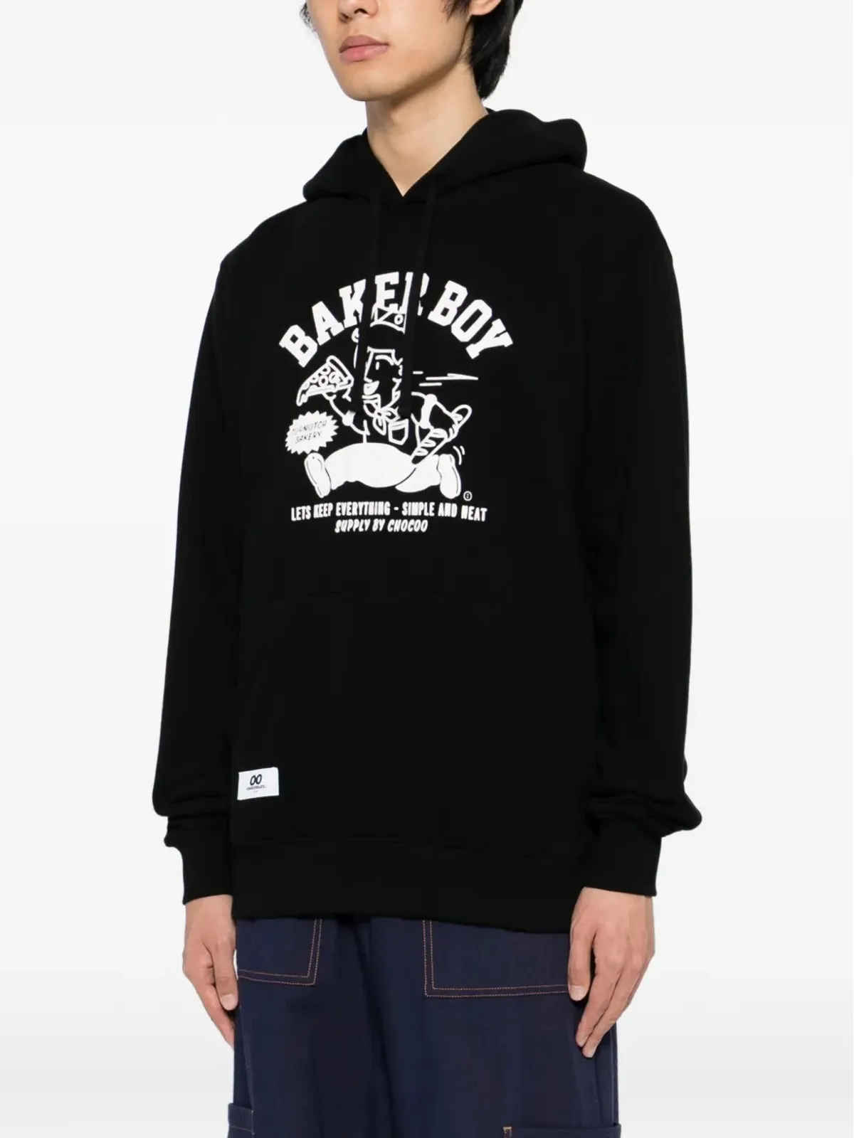 CHOCOOLATE Baker Boy hoodie - Black - 画像3