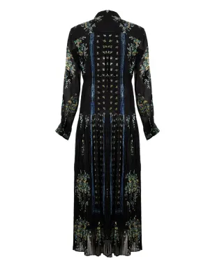 Ulla Johnson Emilie 長袖シャツドレス - ブラック - サムネイル2