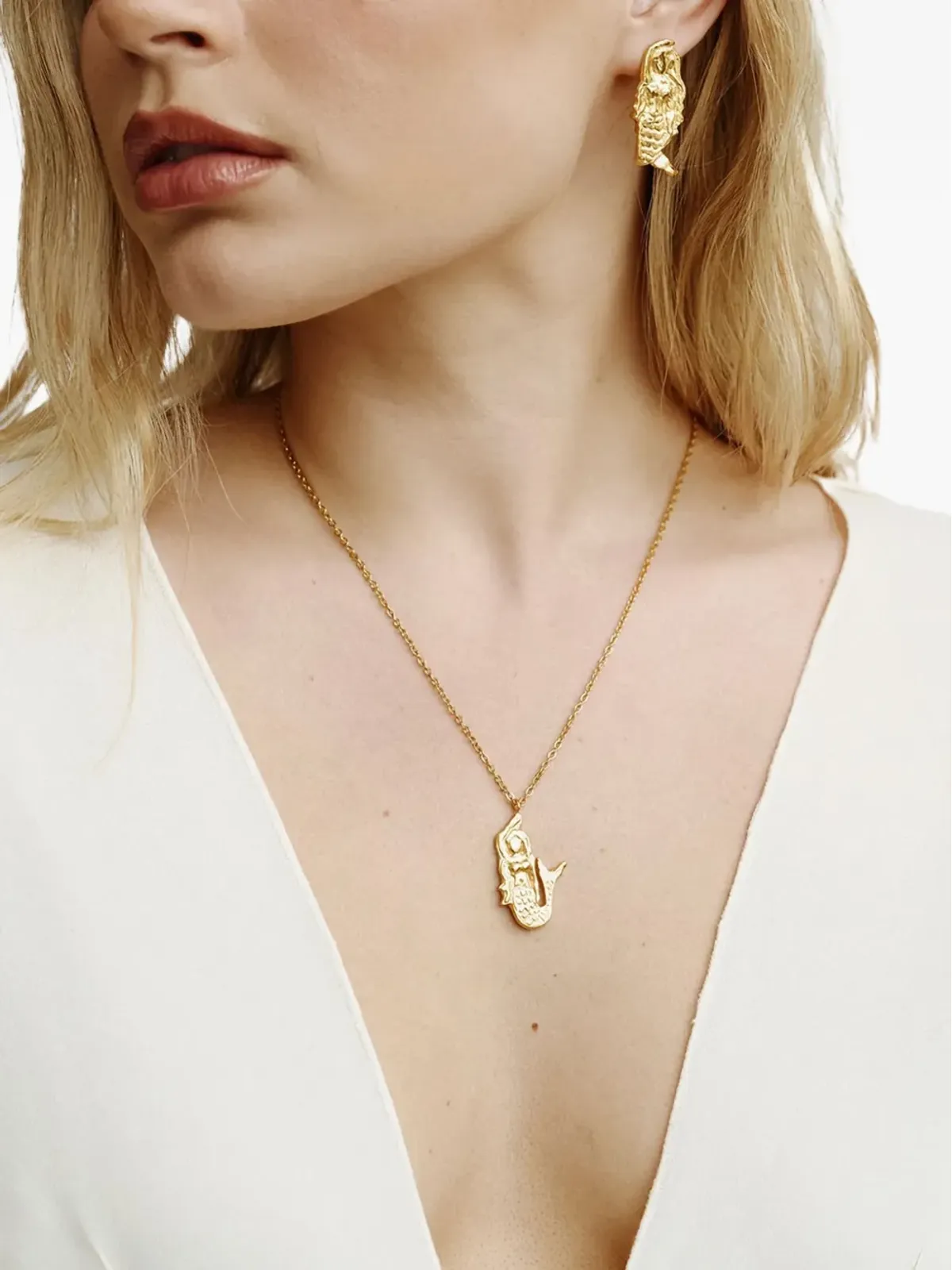 Labelled Jewellery Sirena イヤリング - ゴールド - 画像2