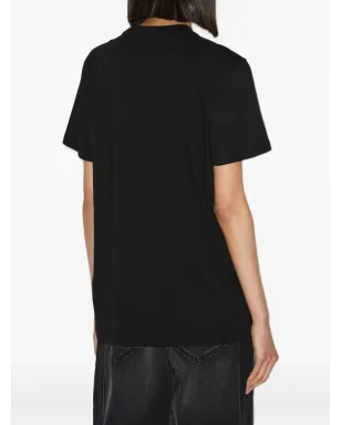 MARANT ÉTOILE Zoeline sequin stud T-shirt - Black - サムネイル4