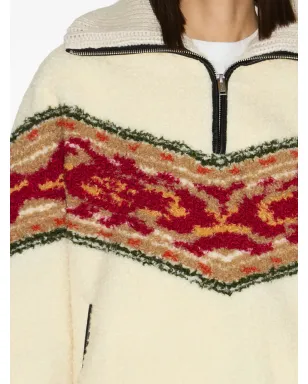 MARANT ÉTOILE Marner グラフィックストライプ フリースセーター - サムネイル5