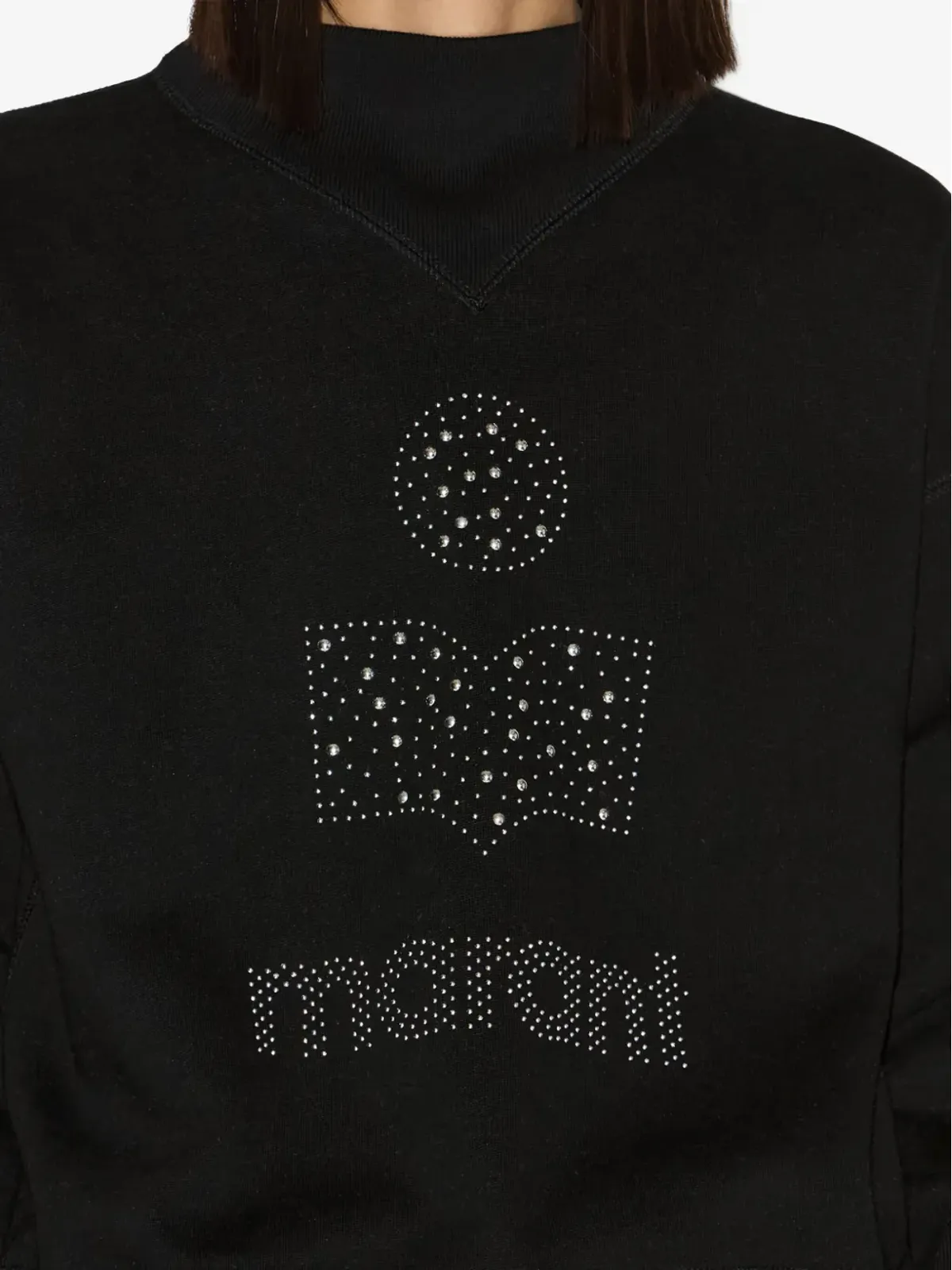 MARANT ÉTOILE Moby スタッズロゴ入りスウェットシャツ - 画像5