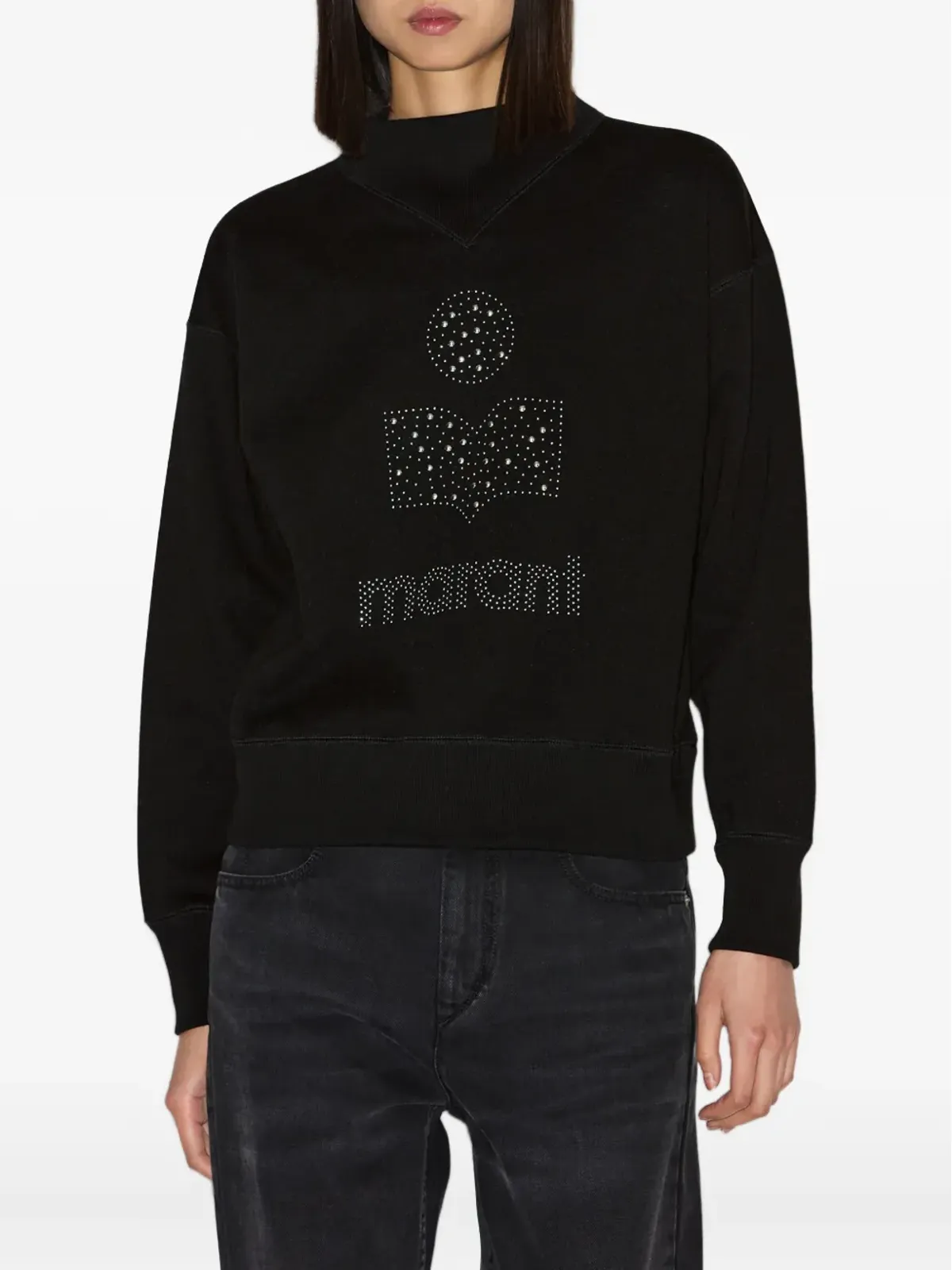 MARANT ÉTOILE Moby スタッズロゴ入りスウェットシャツ - 画像3