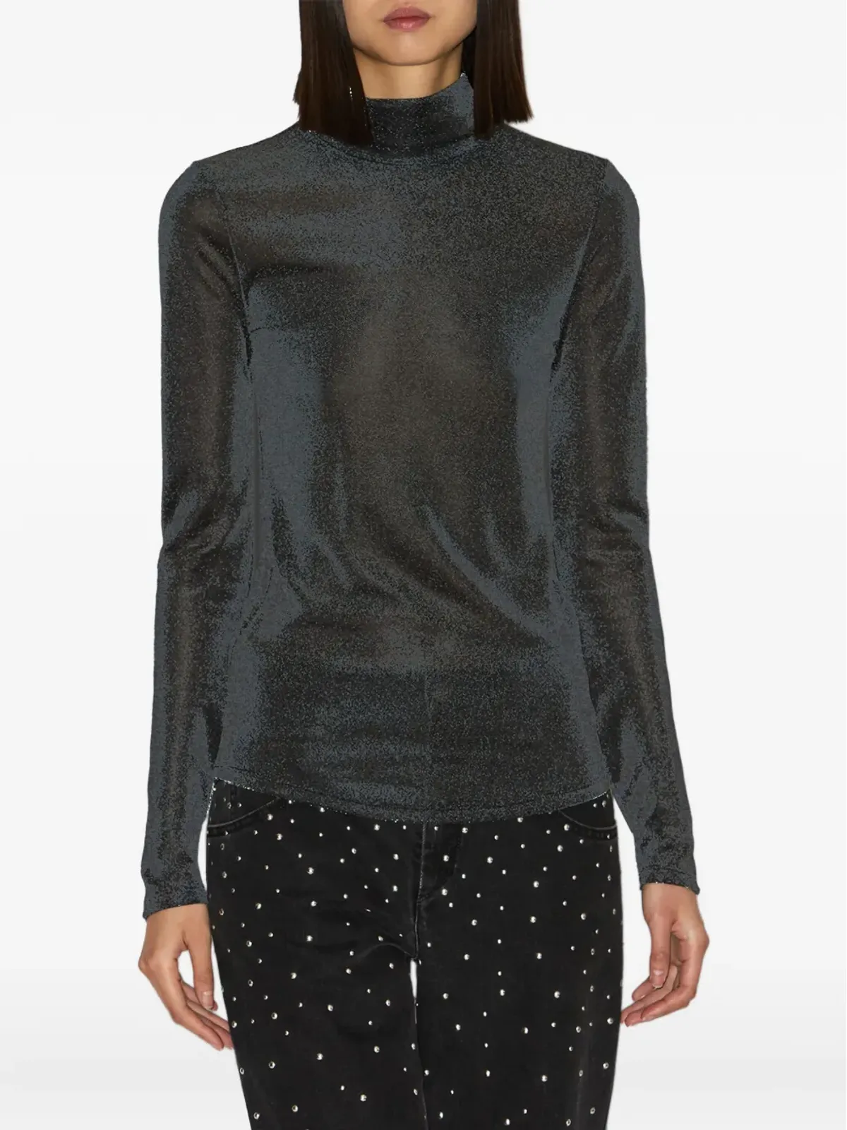 MARANT ÉTOILE Jadiaスタンドアップカラー・トップ - 画像3