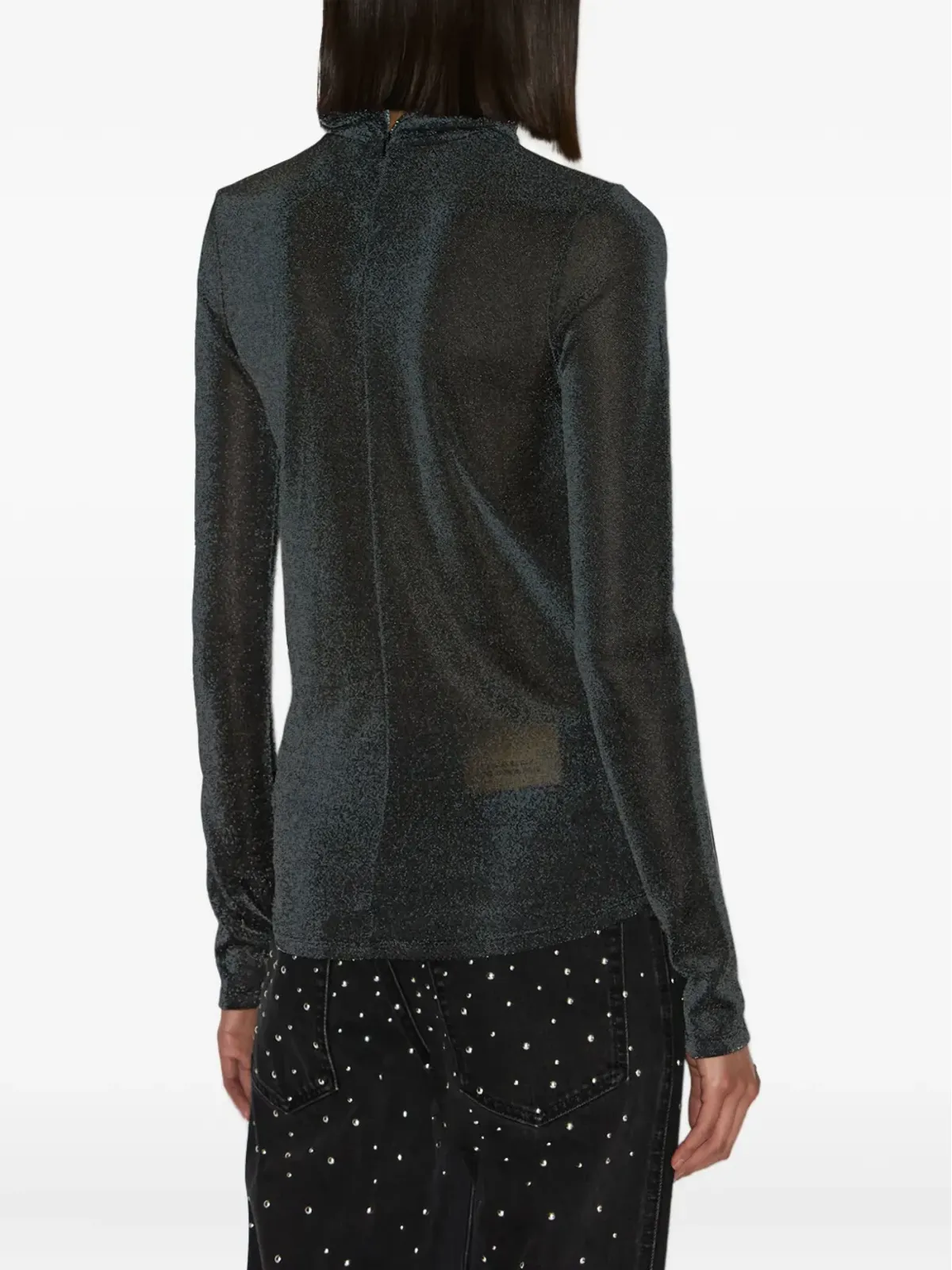 MARANT ÉTOILE Jadiaスタンドアップカラー・トップ - 画像4