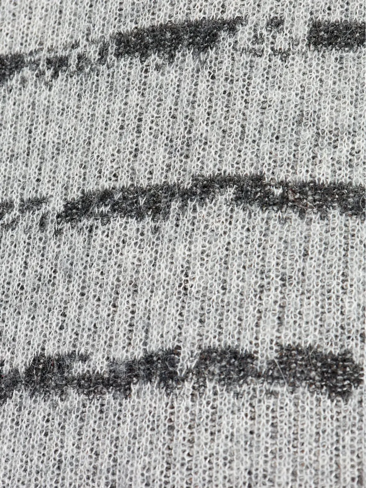 AllSaints ディソルブドストライプセーター（グレー） - 画像5