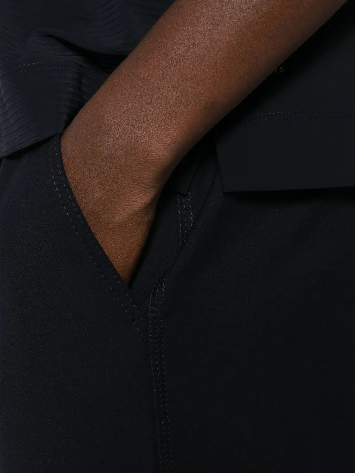 MARCCAIN ドローストリング・ストレートレッグパンツ - 画像5
