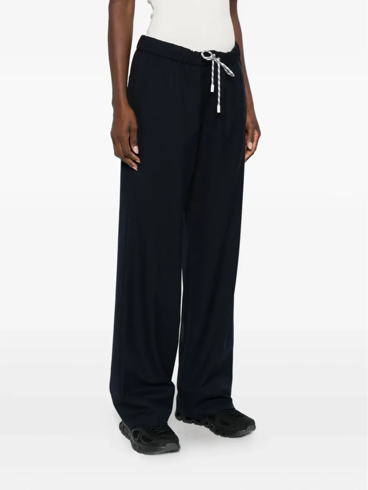 MARCCAIN ドローストリング・ストレートレッグパンツ - 画像3