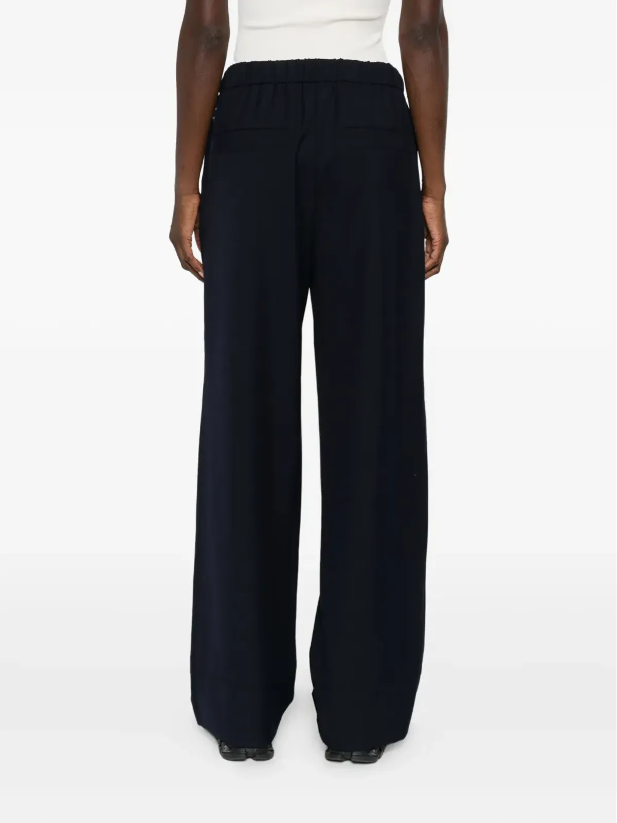 MARCCAIN ドローストリング・ストレートレッグパンツ - 画像4