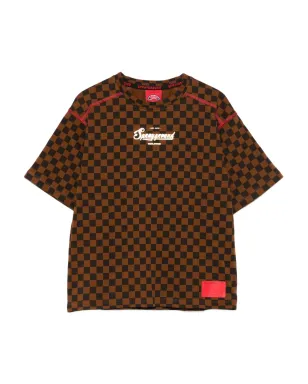 sprayground kid チェッカーボードプリントTシャツ - サムネイル1