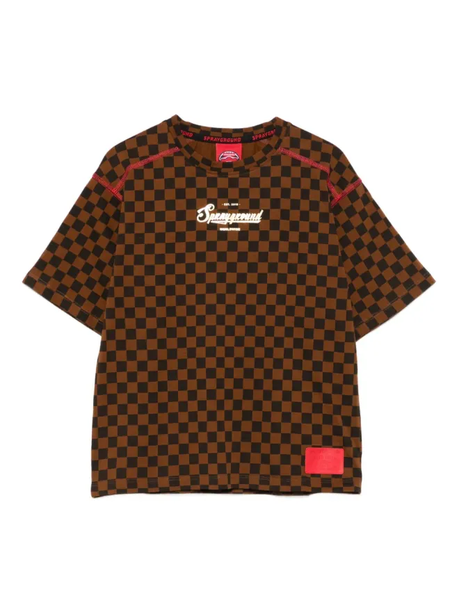 sprayground kid sprayground kid チェッカーボードプリントTシャツの商品画像