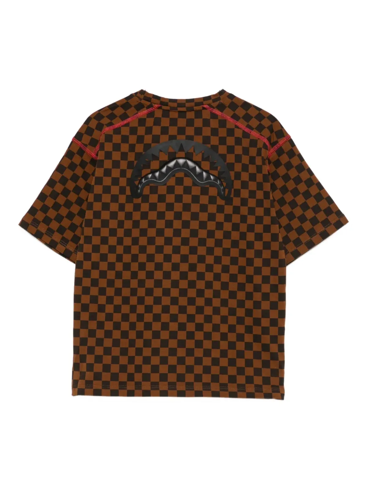 sprayground kid チェッカーボードプリントTシャツ - 画像2